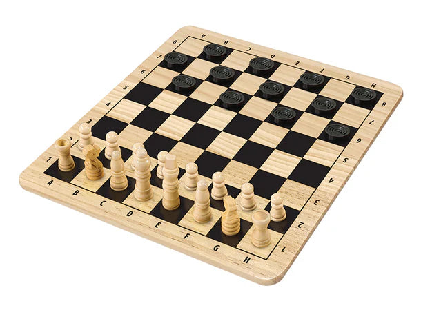 Outset Media - Chess and Checkers (Wood) - Limolin 