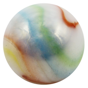 Mega Marbles - Unicorn Glass Marble Game Net (25-Piece) - representative marble design close-up