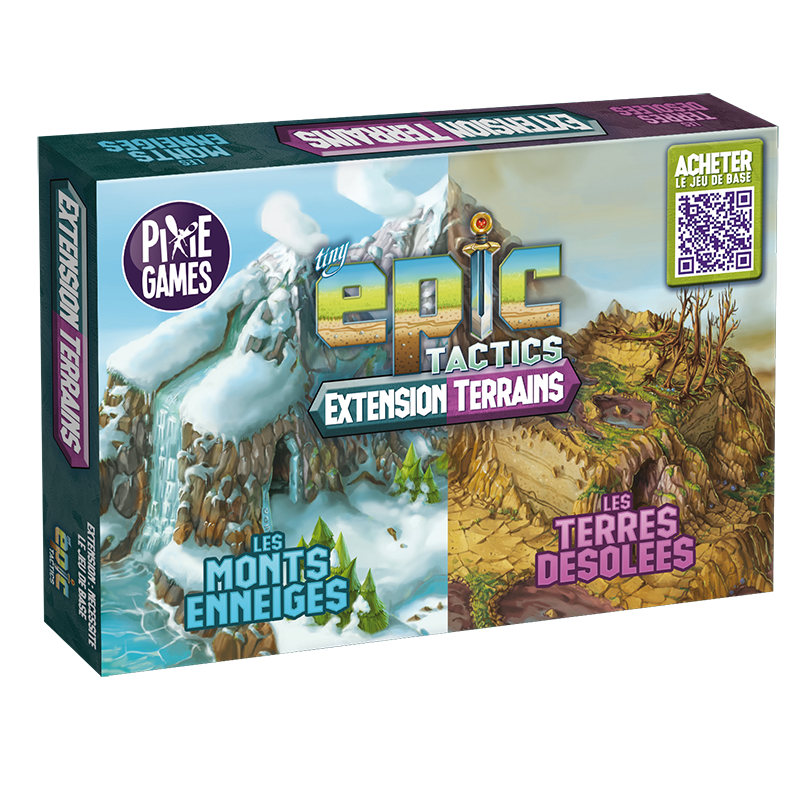 PIXIES GAMES - Tiny Epic : Tactics - Ext. Terrains (Fr) - Limolin 