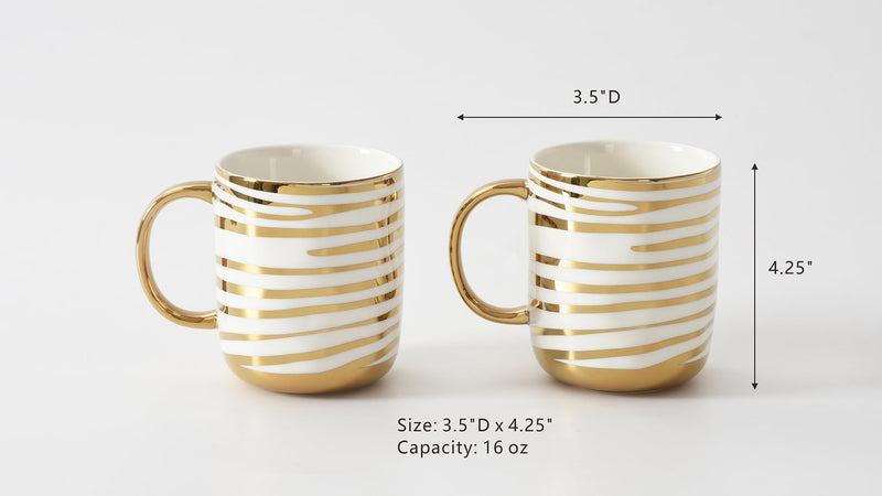 Pampa Bay - Gift Set Striped Mugs - Limolin 