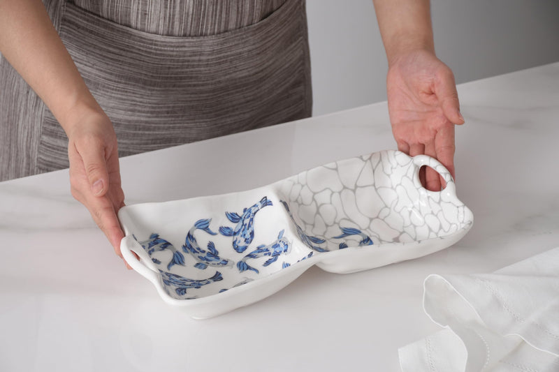 Pampa Bay - Koi Melamine 2-Section Server - Limolin 