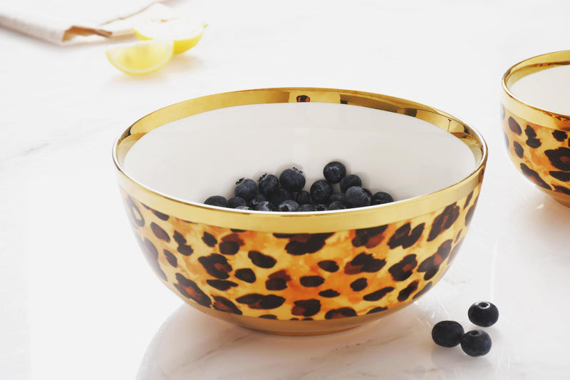 Pampa Bay - Leopard Print Bowl Collection - Limolin 