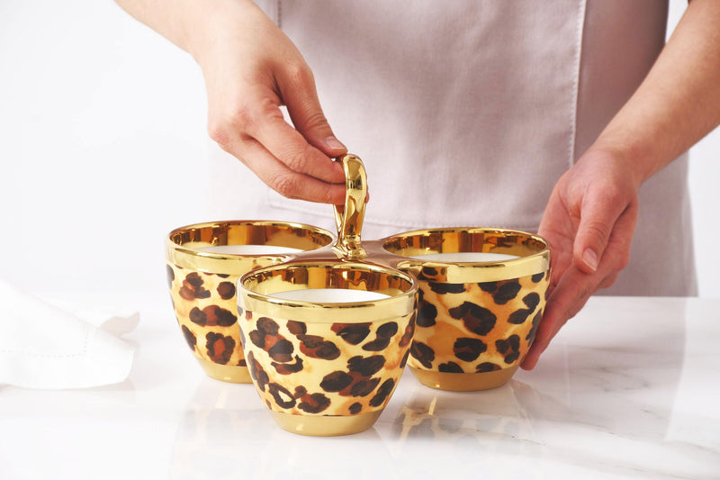 Pampa Bay - Leopard Print Triple Server - Limolin 