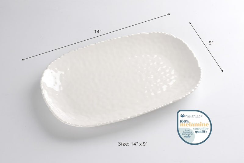 Pampa Bay - Waves Melamine medium serving platter - Limolin 