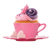 Pavoni - Daisy - 2 Cups For Cupcakes + 2 Saucers - Limolin 