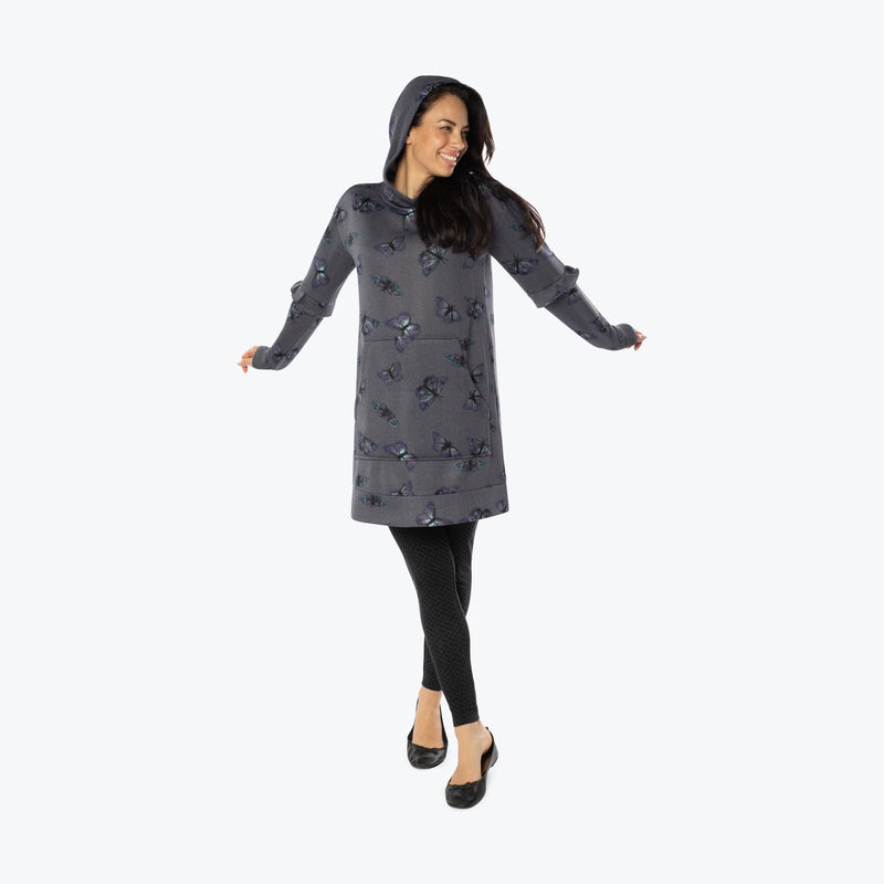 LUG - Peekaboo Sweater Fleece Tunic Hoodie