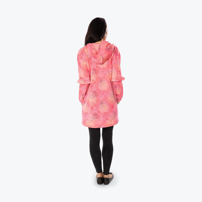 LUG - Peekaboo Sweater Fleece Tunic Hoodie