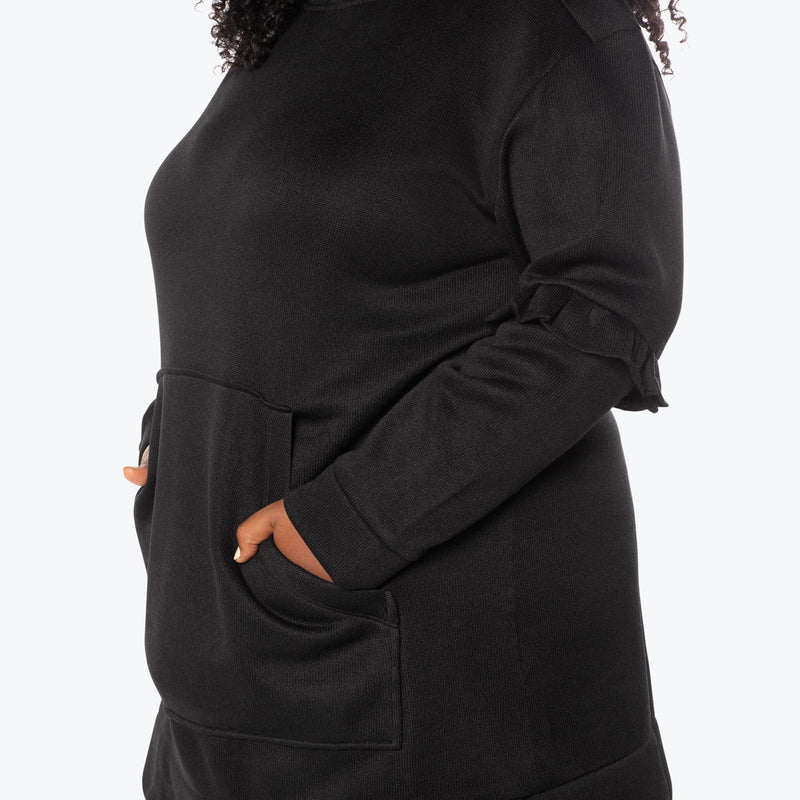 LUG - Peekaboo Sweater Fleece Tunic Hoodie