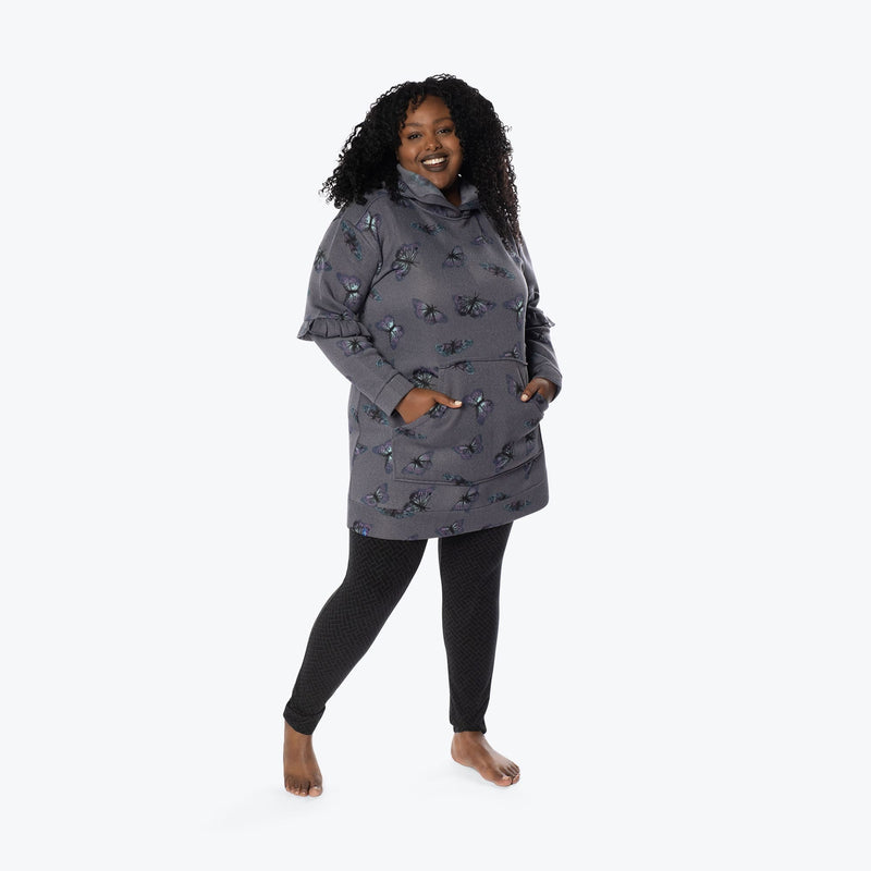 LUG - Peekaboo Sweater Fleece Tunic Hoodie