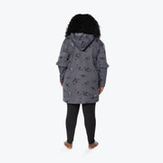 LUG - Peekaboo Sweater Fleece Tunic Hoodie