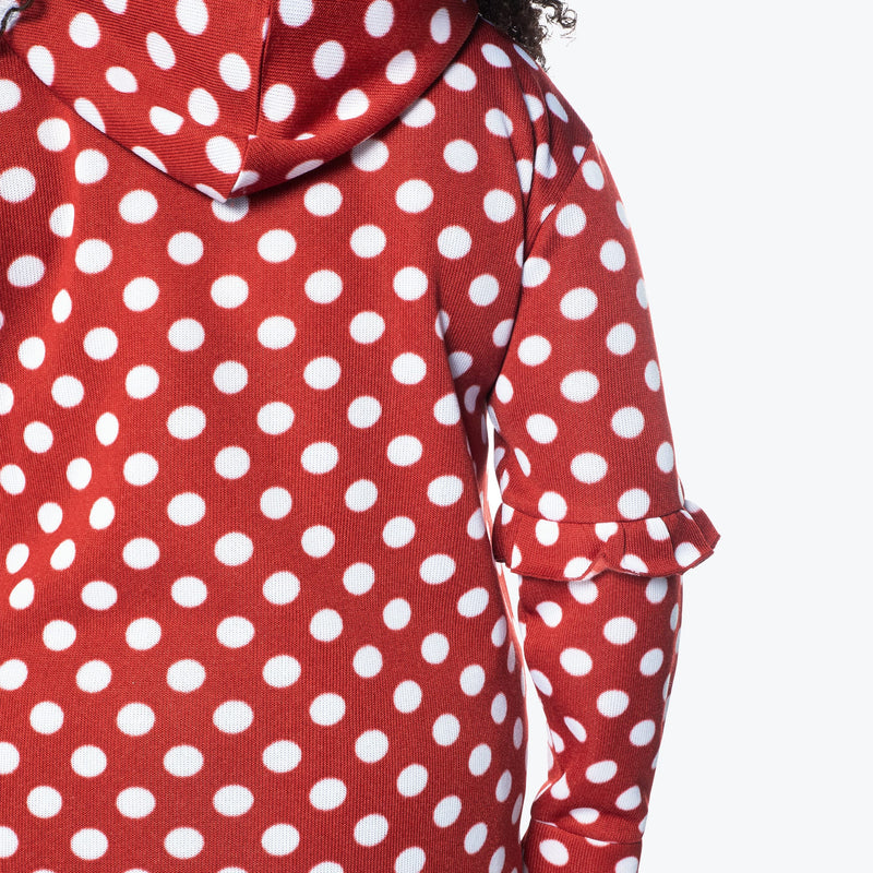 LUG - Peekaboo Sweater Fleece Tunic Hoodie