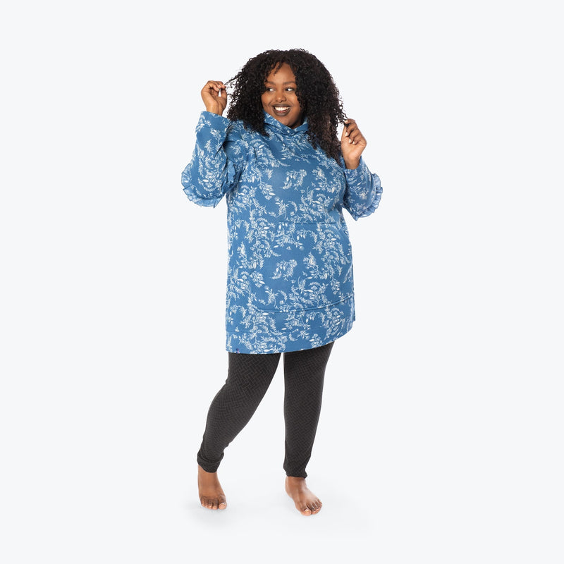 LUG - Peekaboo Sweater Fleece Tunic Hoodie