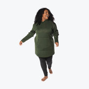 LUG - Peekaboo Sweater Fleece Tunic Hoodie