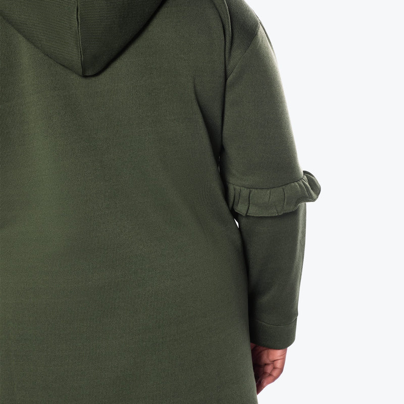 LUG - Peekaboo Sweater Fleece Tunic Hoodie