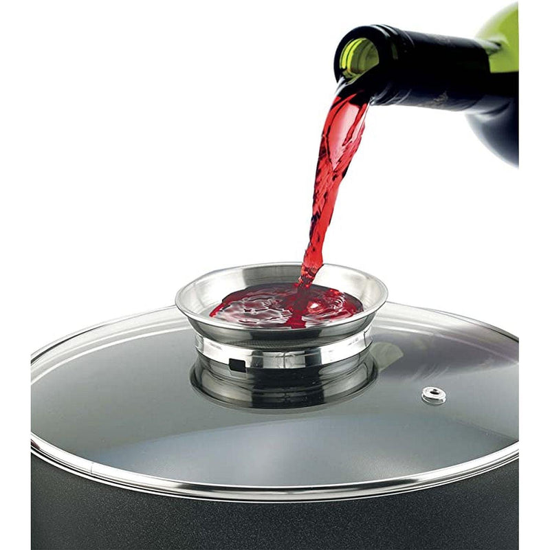Pensofal - Aroma Glass Lid with Stainless Steel Knob | 12 in / 30 cm
