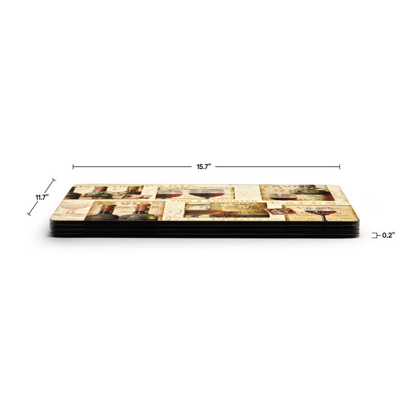 Pimpernel - FRENCH CELLAR PLACEMATS (Set of 4) - Limolin 