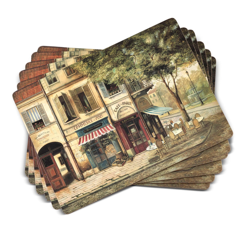Pimpernel - Parisian Scenes Set of 4 Large Placemats | 15.7 x 11.7 Inches - Limolin 