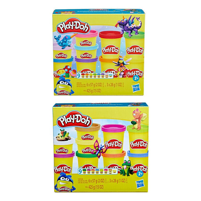 Play-Doh - Colorful Compound 9 Pack Ast - Limolin 