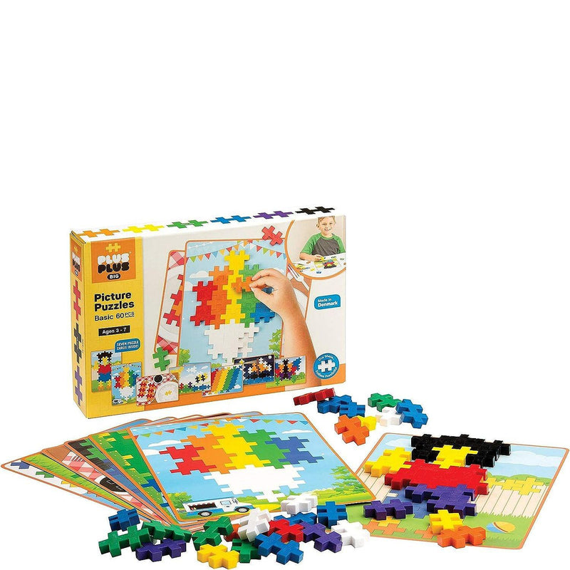 Plus-Plus - Big - Tangram Basic - 60Pc - Limolin 