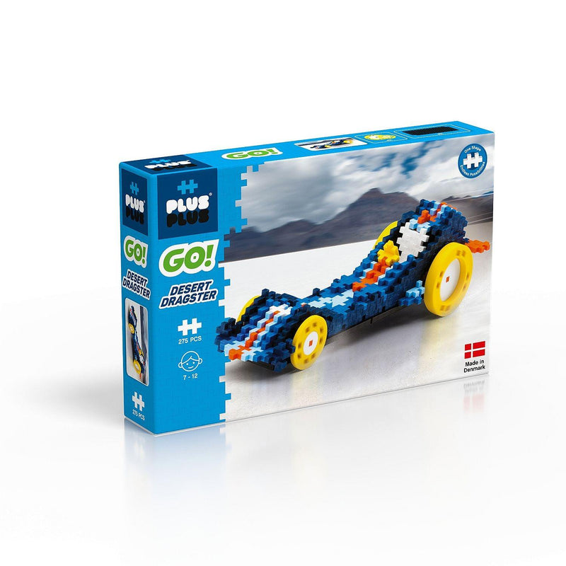 Plus-Plus - Go! - Dragster - 275Pc - Limolin 