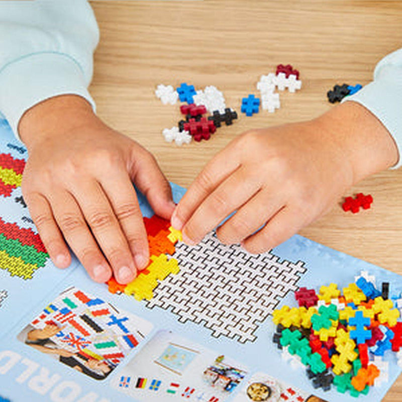 Plus-Plus - Learn To Build - Flags of The World - 600Pc - Limolin 
