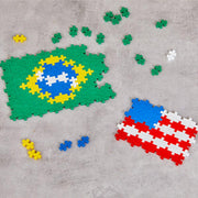 Plus-Plus - Learn To Build - Flags of The World - 600Pc - Limolin 