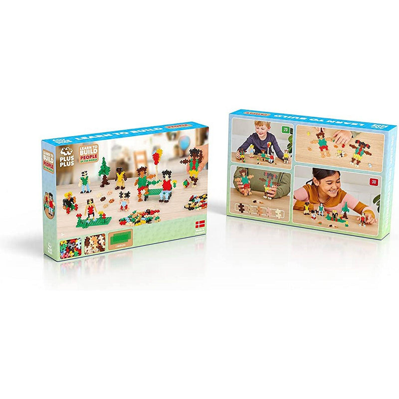 Plus-Plus - Learn To Build - People of The World - 275Pc - Limolin 