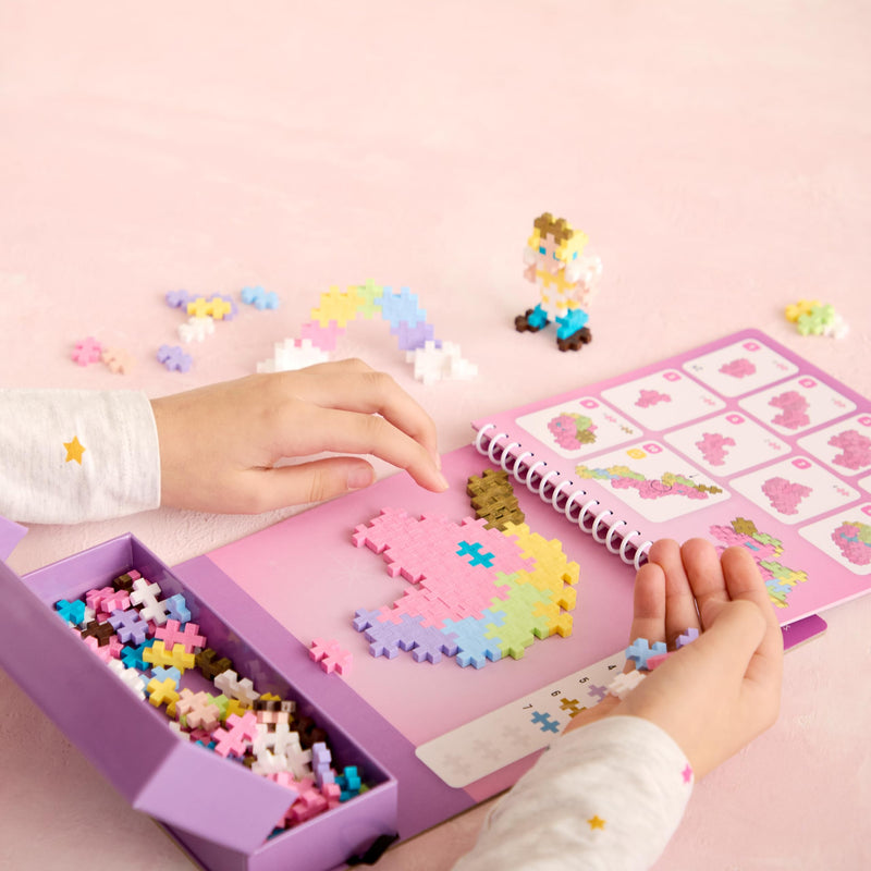 Plus-Plus - Puzzle By Number - Activity Pad - Fairy Tale - 125Pcs - Limolin 