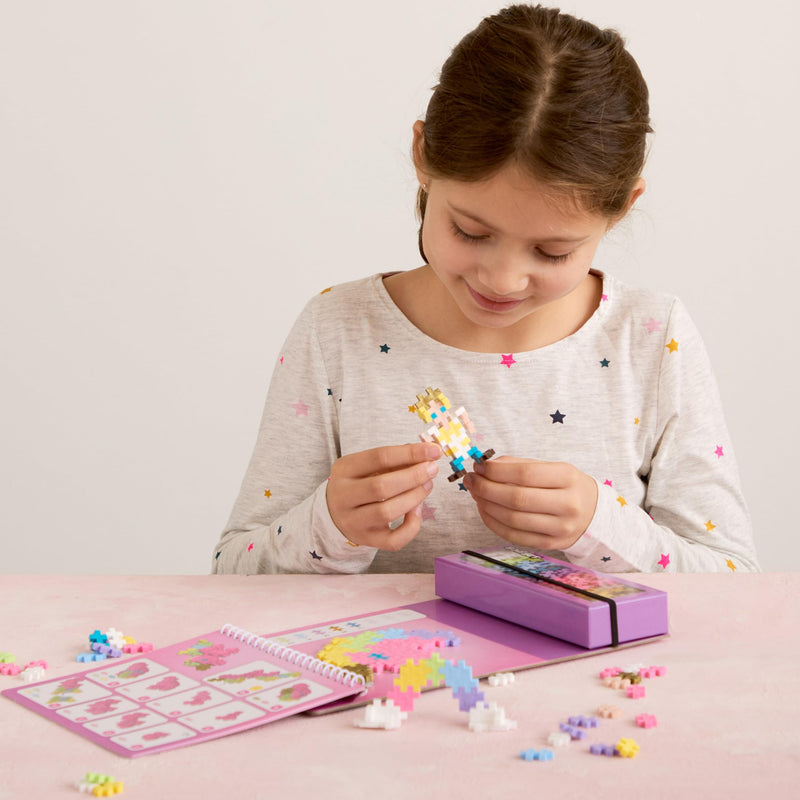 Plus-Plus - Puzzle By Number - Activity Pad - Fairy Tale - 125Pcs - Limolin 