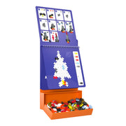 Plus-Plus - Puzzle By Number - Activity Pad - Space -125Pcs - Limolin 