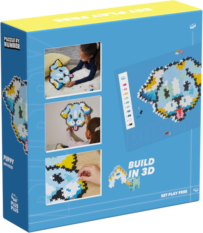 Plus-Plus - Puzzle By Number - Puppy - 500 Pieces - Limolin 