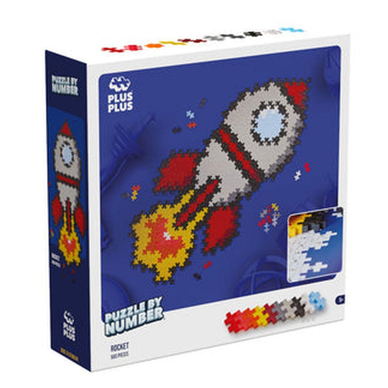 Plus-Plus - Puzzle By Number - Rocket - 500Pc - Limolin 