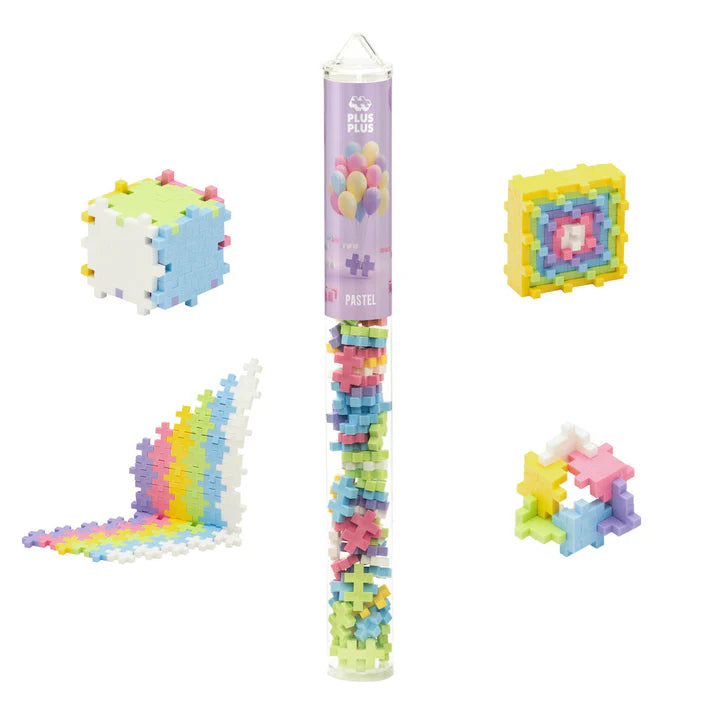 Plus-Plus - Tube - Pastel Mix - 70Pcs - Limolin 