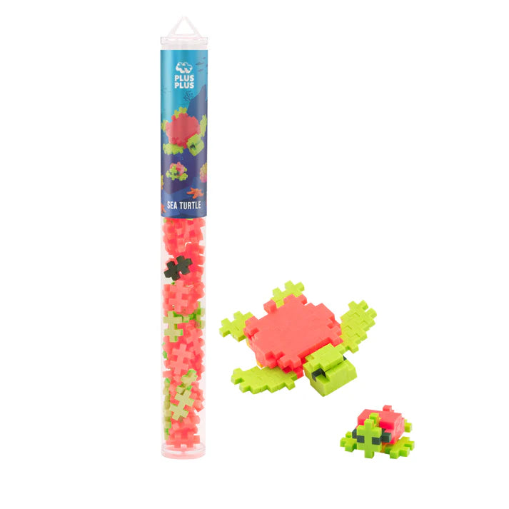 Plus-Plus - Tube - Sea Turtle - 70Pcs - Limolin 