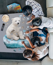 Madd Capp Puzzles – I Am Lil' Polar Bear Jigsaw Puzzle | 100 Pieces – lifestyle view