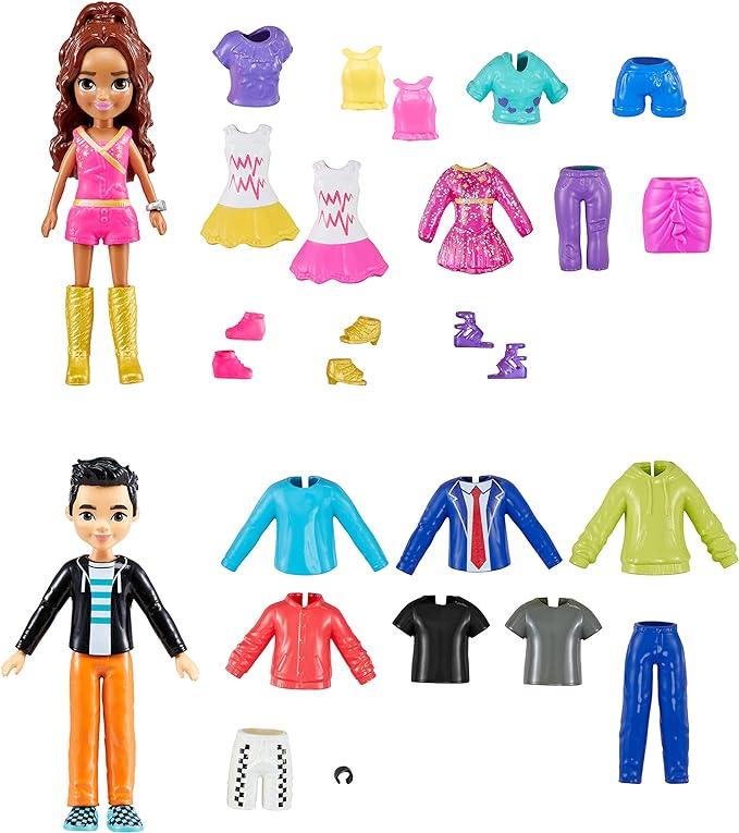 Polly Pocket - 3" Polly Sparkle Cove Fashion Pack - Limolin 