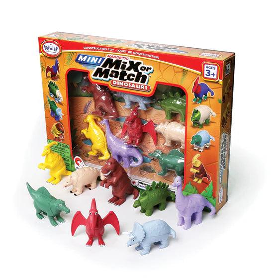 Popular Playthings - MINI Mix or Match Dinosaurs Deluxe (Bilingual) - Limolin 