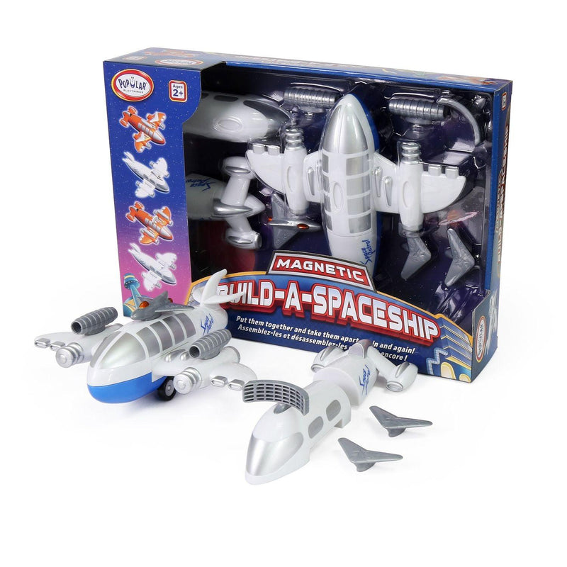 Popular Playthings - Magnetic Build-A-Spaceship (Bilingual)