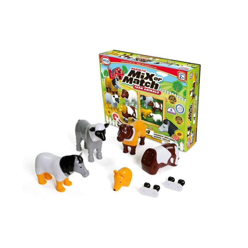 Popular Playthings - Mix or Match Farm Animals (Bilingual) - Limolin 
