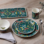 Portmeirion - Botanic Garden Harmony Accents Green Coupe Plate (Set of 4) | 12 in - Limolin 