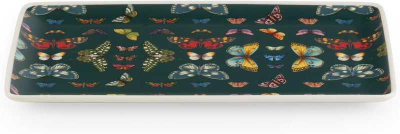 Portmeirion - Botanic Garden Harmony Accents Green Rectangular Tray | 13 x 7.5 in - Limolin 