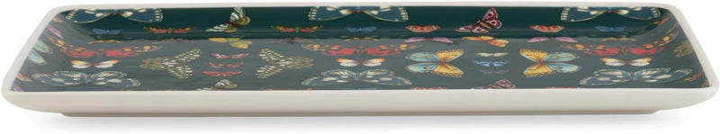 Portmeirion - Botanic Garden Harmony Accents Green Rectangular Tray | 13 x 7.5 in - Limolin 