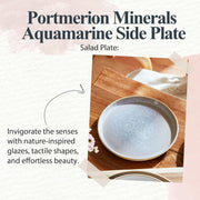 Portmeirion - Minerals Side plate- Aquamarine | 8.5 in - Limolin 