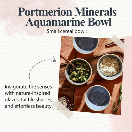 Portmeirion - Minerals Small Bowl - Aquamarine | 4.5 in - Limolin 