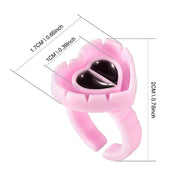 PremierLash - Heart Shape Blooming Adhesive Rings 100/Ea - Limolin 
