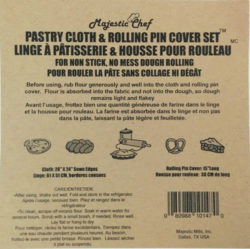REGENCY WRAPS - MAJESTIC-CHEF Pastry Cloth - Limolin 