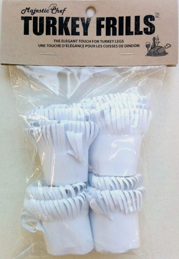 REGENCY WRAPS - MAJESTIC-CHEF Turkey Leg Frills - Limolin 