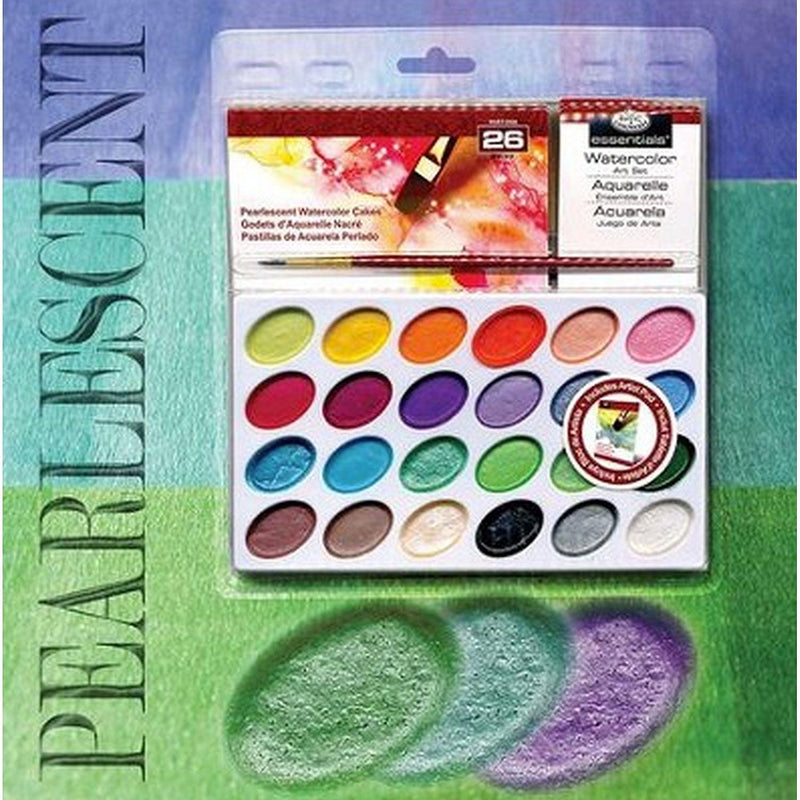 ROYAL - Clamshell - Pearlescent Watercolor Cakes - Limolin 