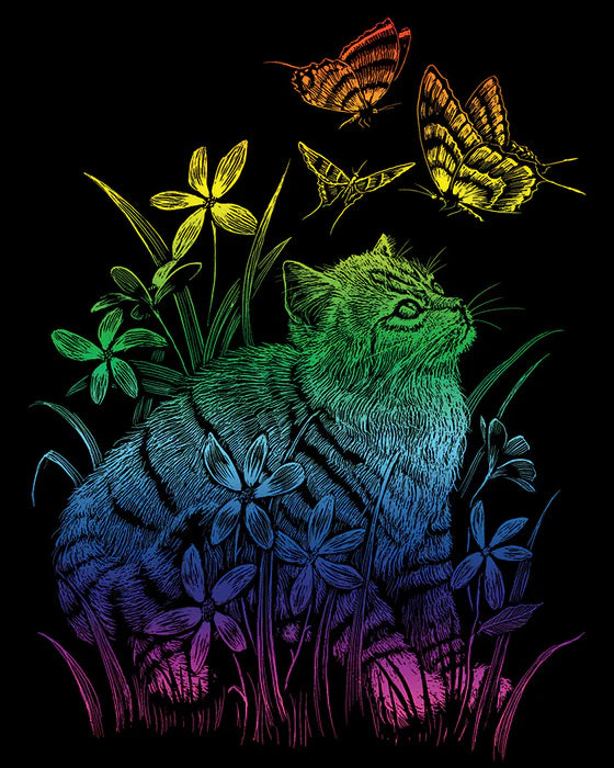ROYAL - EGRVart Kitten and Butterflies - Limolin 