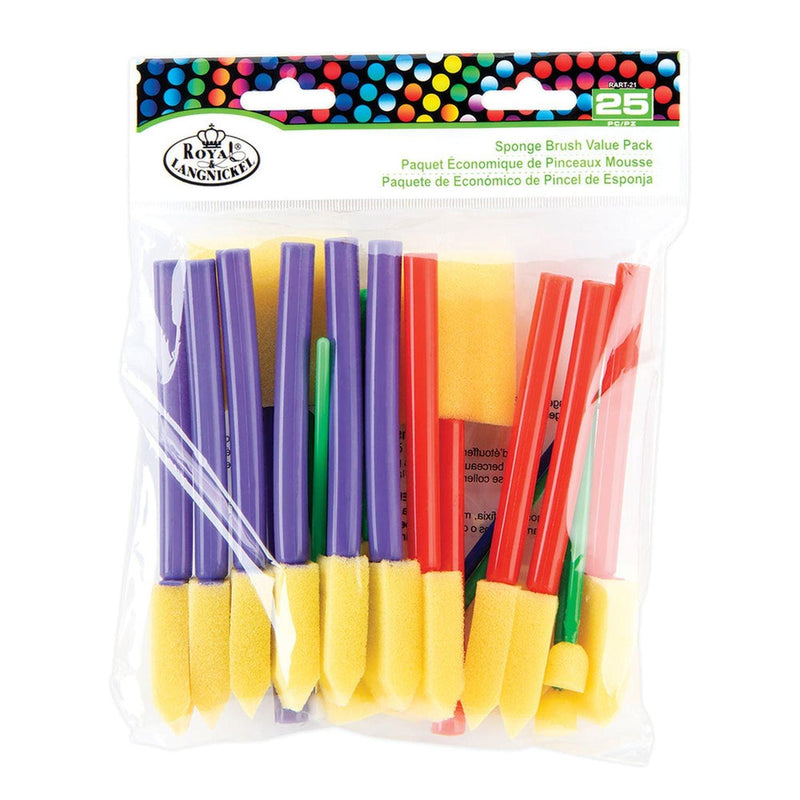 ROYAL - Sponge Brush Value Pack (25 pc) - Limolin 